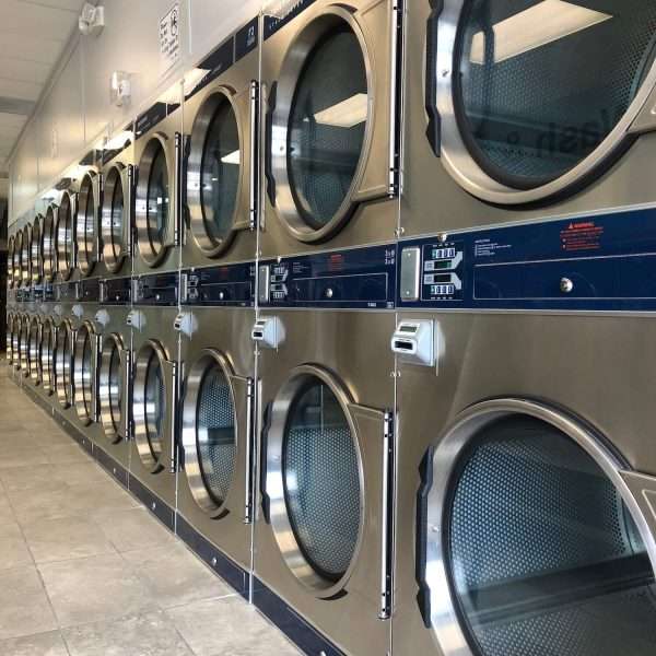 Wash N Spin Laundromat Interior